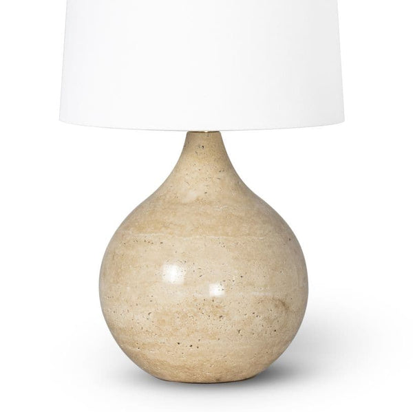 Noa Natural Travertine Mini Lamp