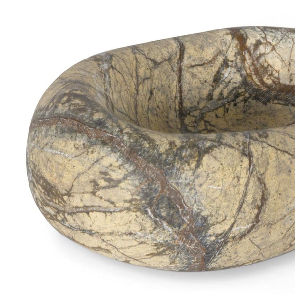 Lagoon Brown Marble Bowl