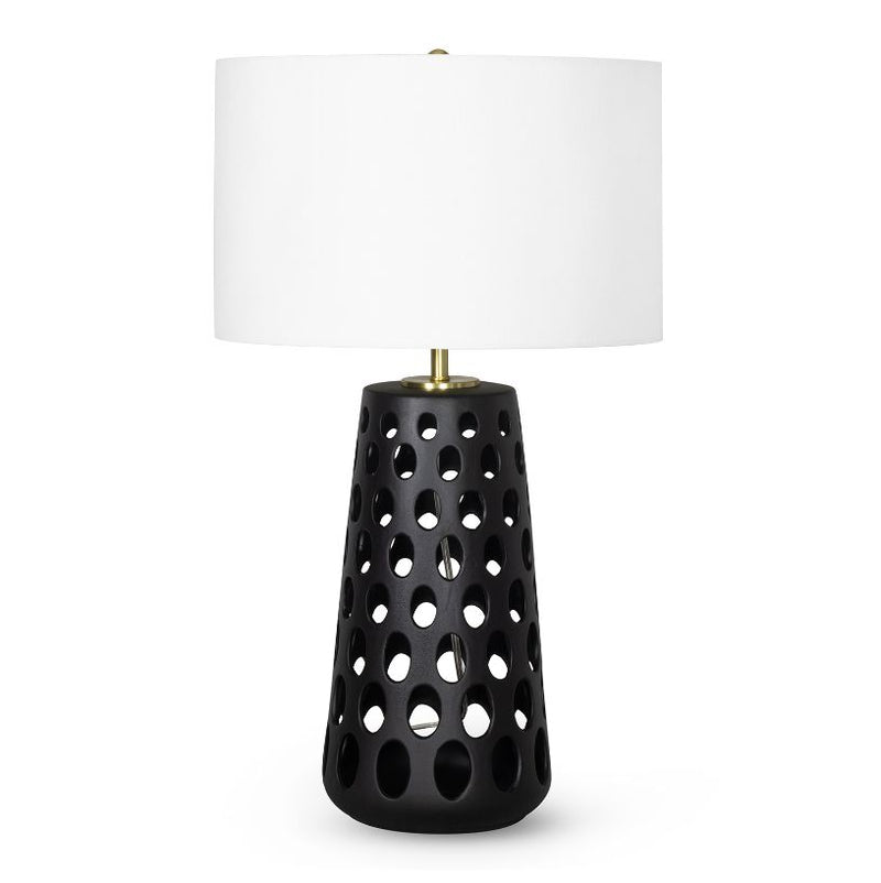 Kelvin Black Ceramic Table Lamp