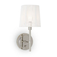 Franklin Polished Nickel Sconce