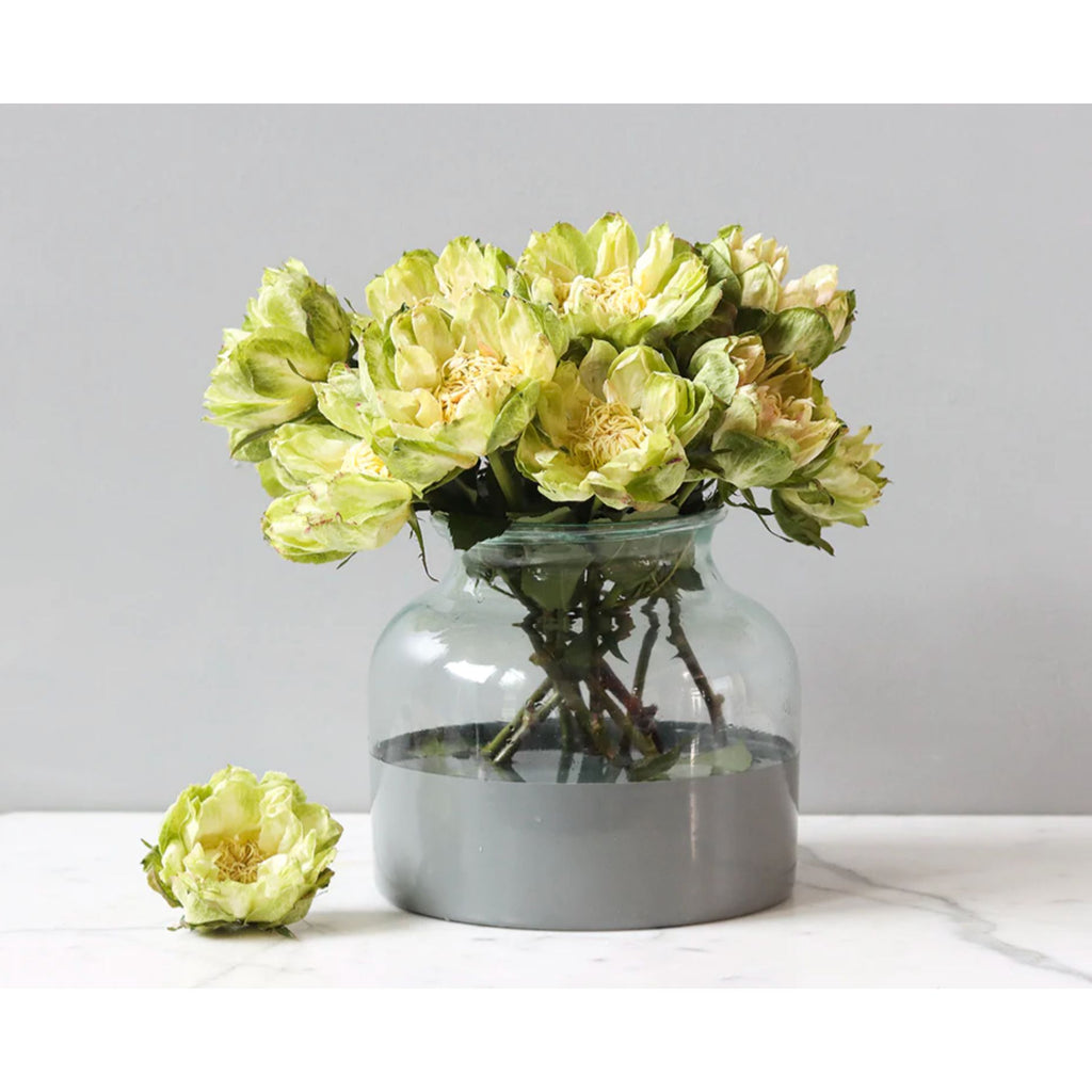 Grey Colorblock Flower Vase