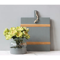 Grey Colorblock Flower Vase