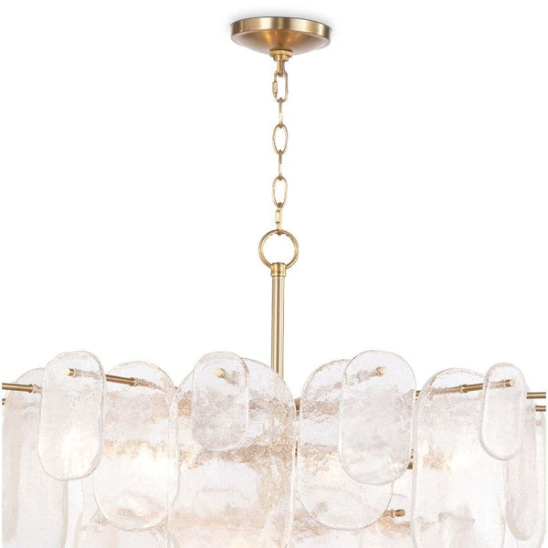 Echo Natural Brass Chandelier