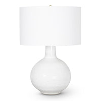 Clemente White Ceramic Table Lamp