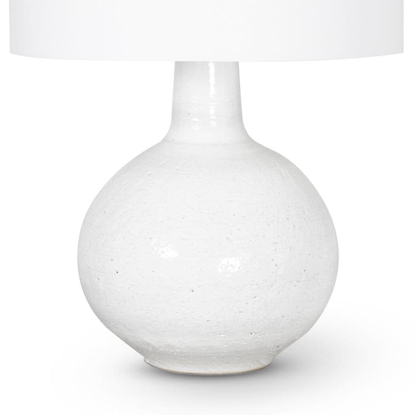 Clemente White Ceramic Table Lamp