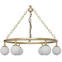 Modena Chandelier Small Metal with Brass Finish