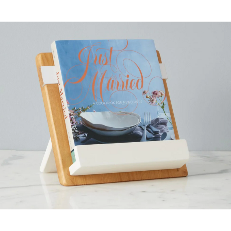 Natural & White Mod iPad/Cookbook Holder