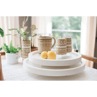 Bianca White Medium Lazy Susan