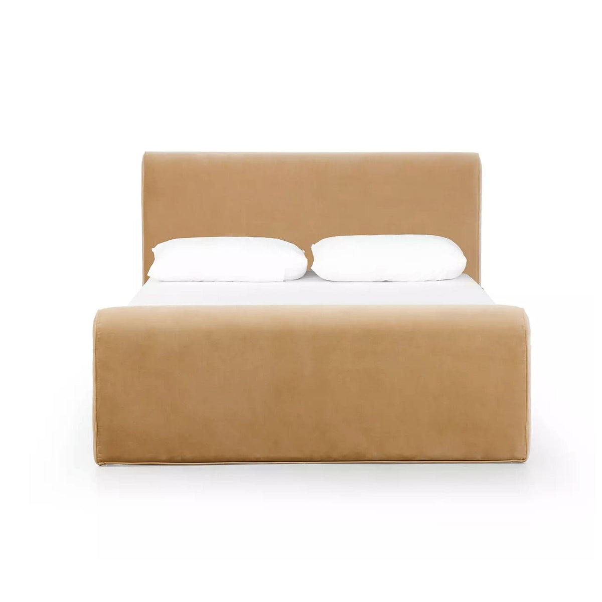 Maxwell Camel Upholstered Modern Bed