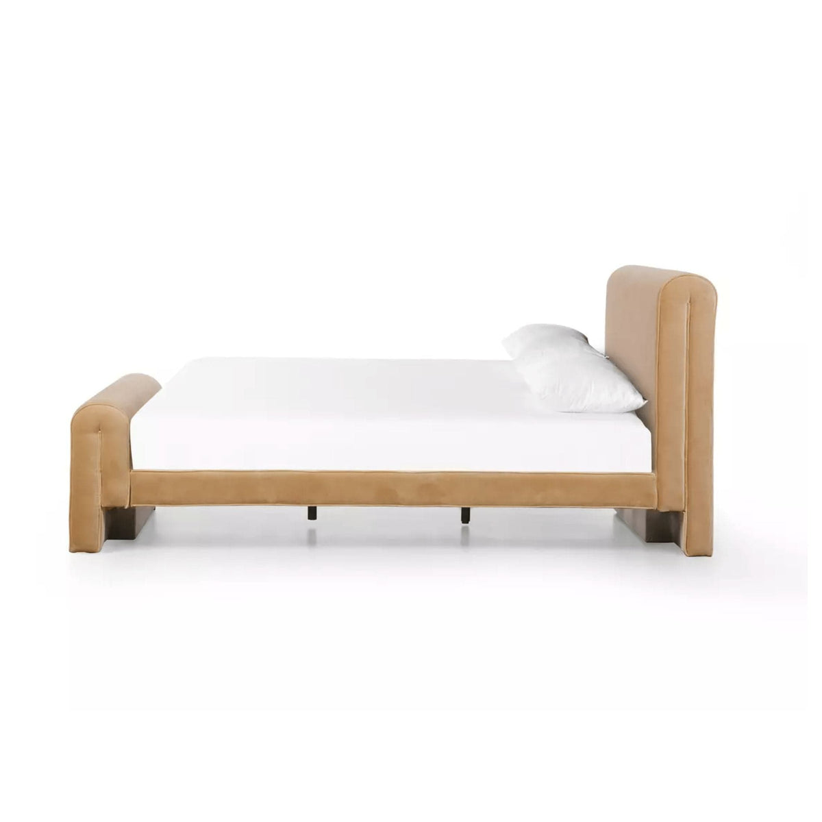 Maxwell Camel Upholstered Modern Bed