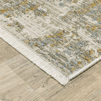 Brackston Beige & Blue Multi-Colored Rug