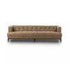 Sienna Leather Tufted Sofa