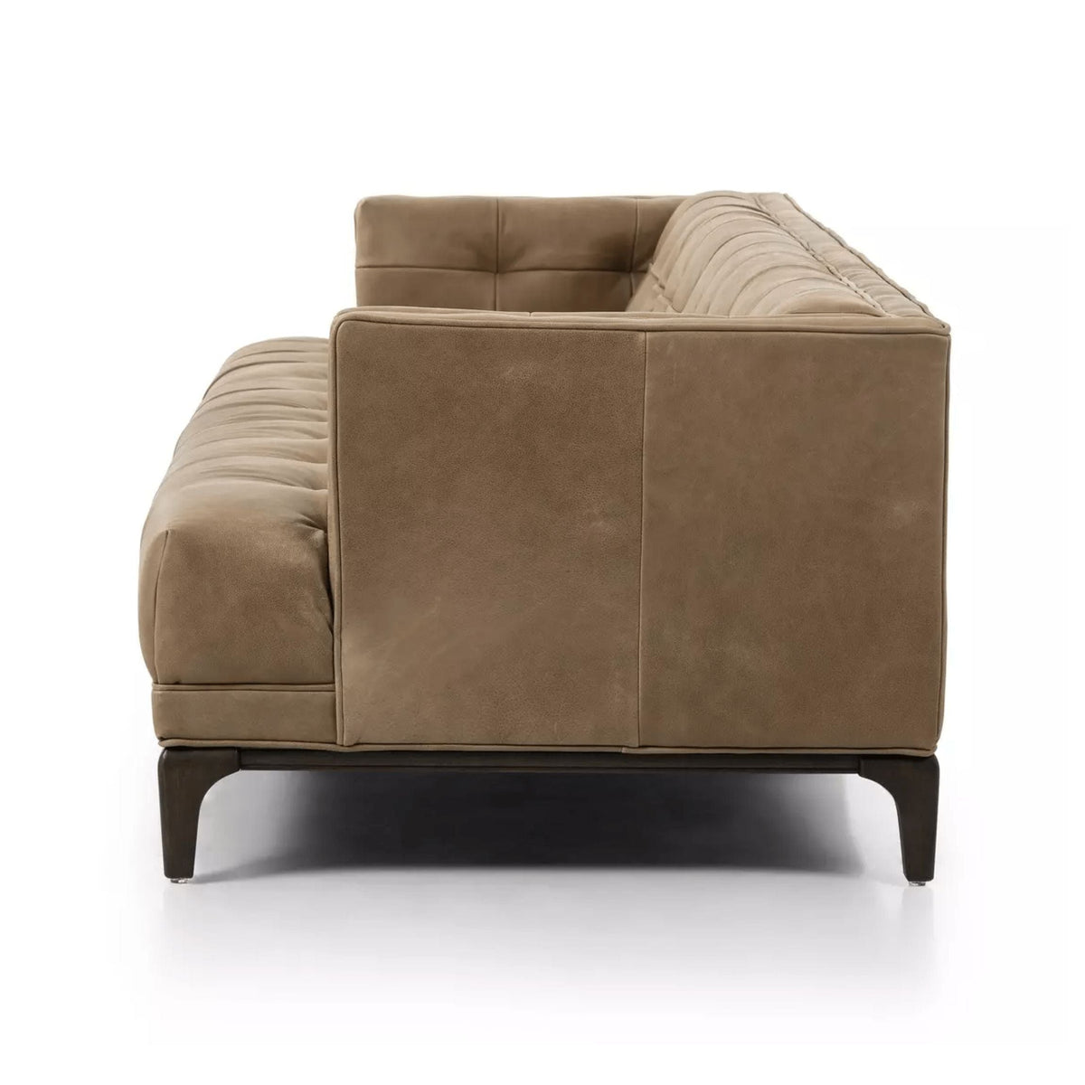 Sienna Leather Tufted Sofa