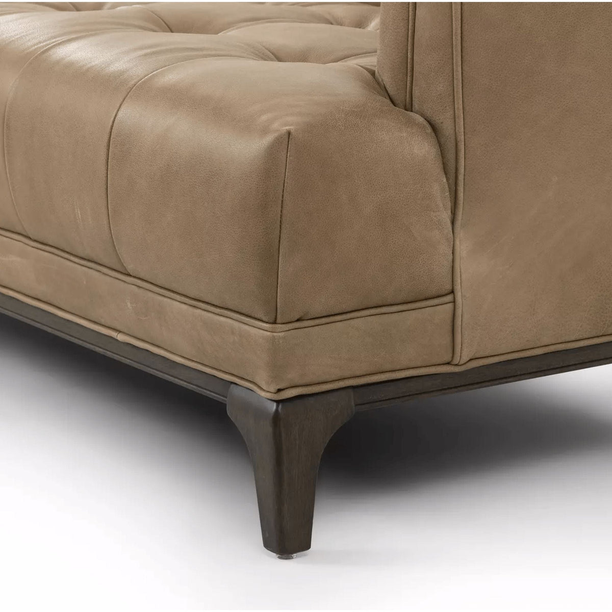 Sienna Leather Tufted Sofa