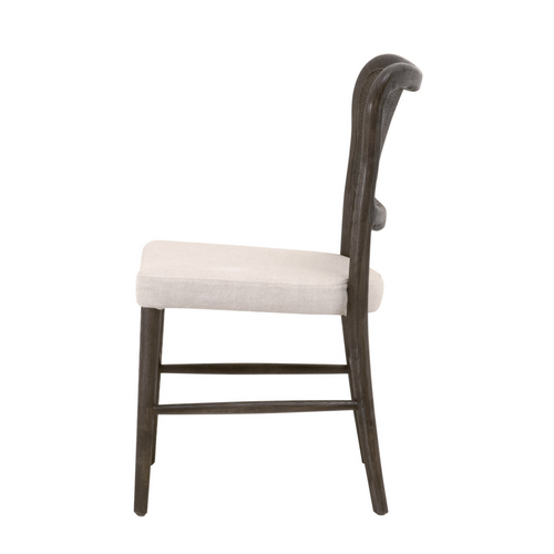 Carly Matte Brown Cane Dining Chair, Set of 2