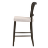Carly Matte Brown Cane Counter Stool