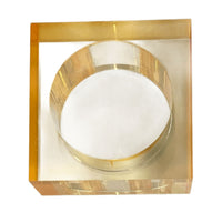 Assorted Colors Square Lucite Napkin Rings