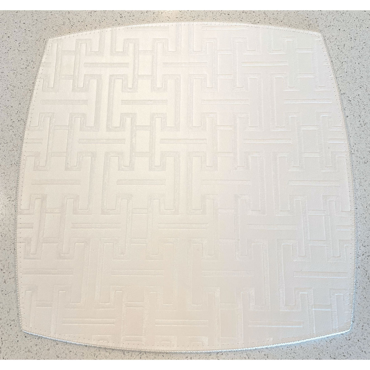 White Reversible Placemat