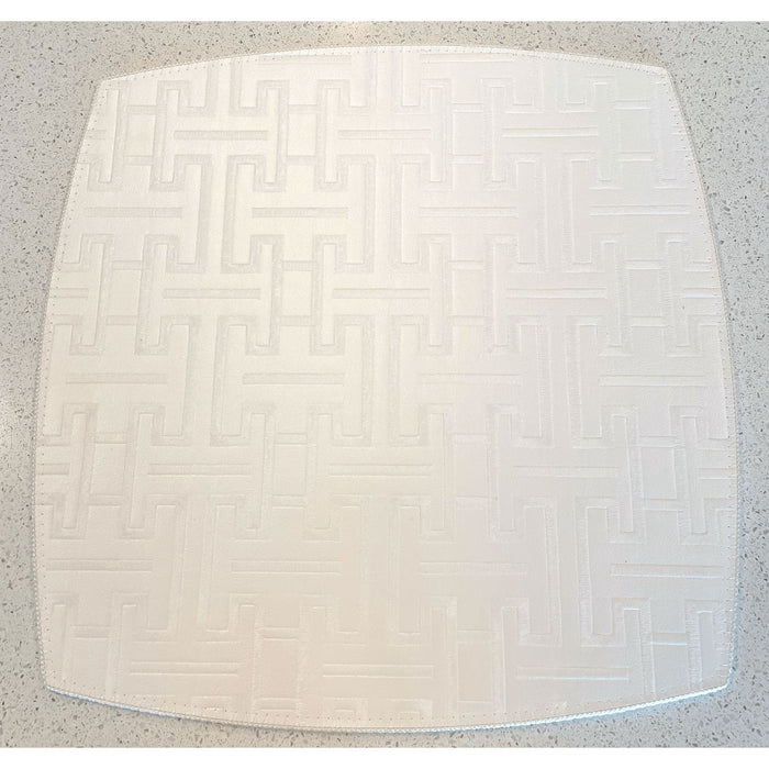 White Reversible Placemat