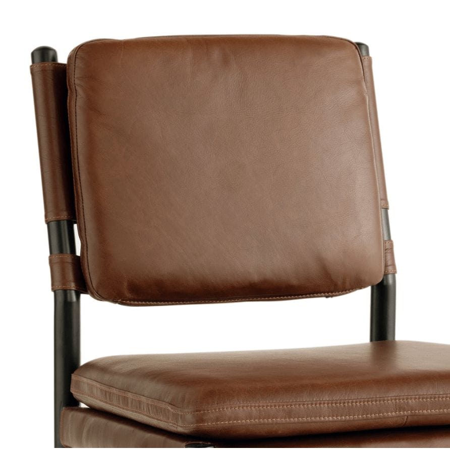 Nash Leather Bar Stool