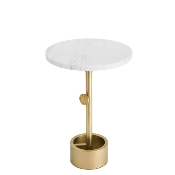 Myles Accent Table Natural Brass