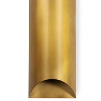 Meyer Metal Sconce Natural Brass