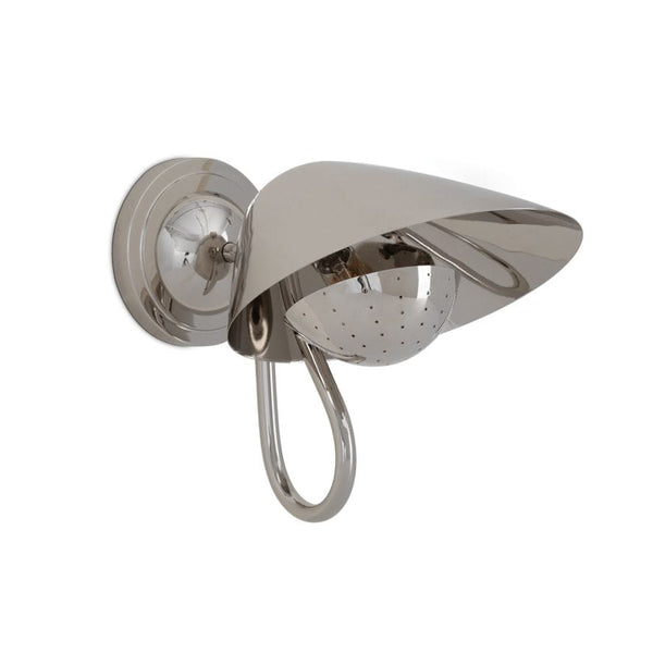 Keaton Sconce Single Polished Nickel