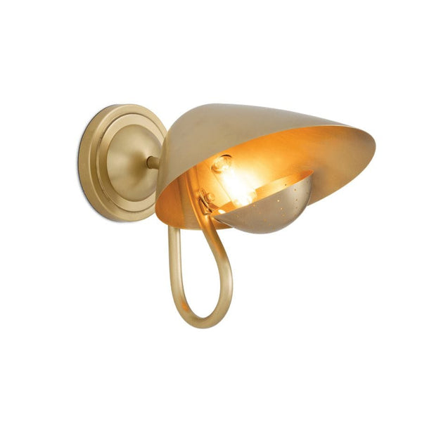 Keaton Sconce Single Natural Brass