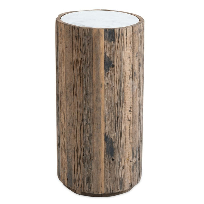 Eli Wood Side Table Tall