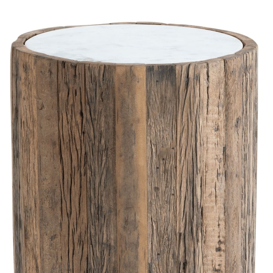 Eli Wood Side Table Short