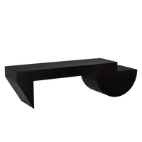 Leo Black Rectangle Coffee Table