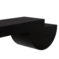 Leo Black Rectangle Coffee Table