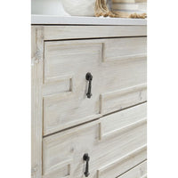 Emerie White Washed Entry Cabinet