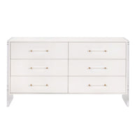 Sonia Shagreen 6-Drawer Double Dresser