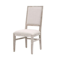 Dexter Natural Gray & Linen Dining Chair, Set of 2