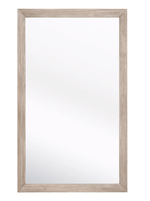 Natural Gray Acacia Bevelled Floor Mirror