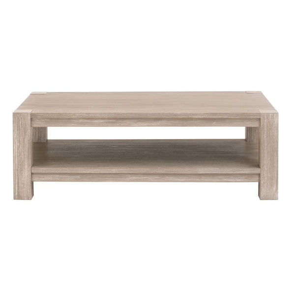 Adler Natural Gray Acacia Coffee Table | Bone & Brass