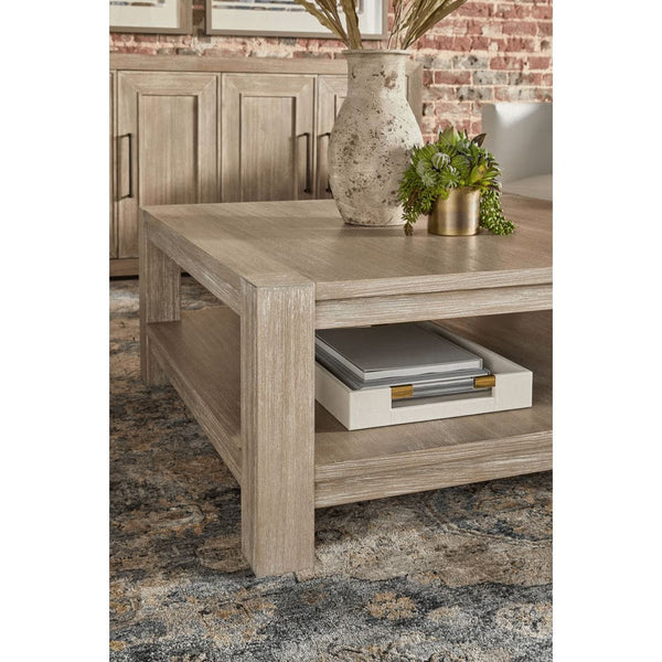 Adler Square Coffee Table - Table Top View | Bone & Brass