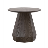 Coulter Burnished Brown End Table