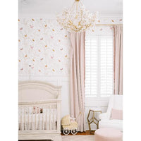 Cheshire Basin Chandelier Gold Leaf - Chandelier Close Up | Bone & Brass