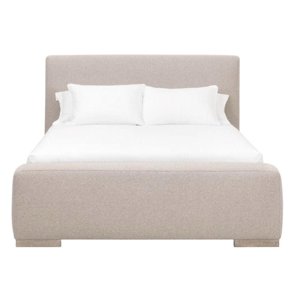 Warner Upholstered Bed Frame | Bone & Brass