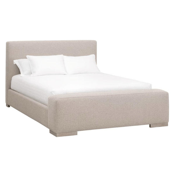 Warner Upholstered Bed Frame - Bed Side View | Bone & Brass