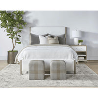 Emmett LiveSmart Pearl Bed - Bed Side View | Bone & Brass