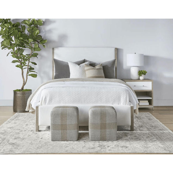 Emmett LiveSmart Pearl Bed - Bed Side View | Bone & Brass
