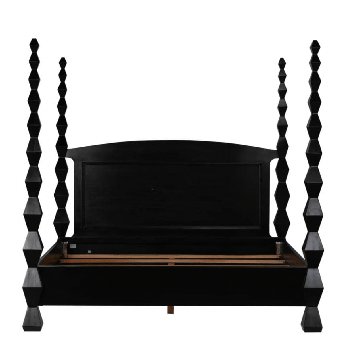 Brancusi Bed Hand Rubbed Black