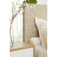 Mia White Wash Rope Bed - Bed View | Bone & Brass