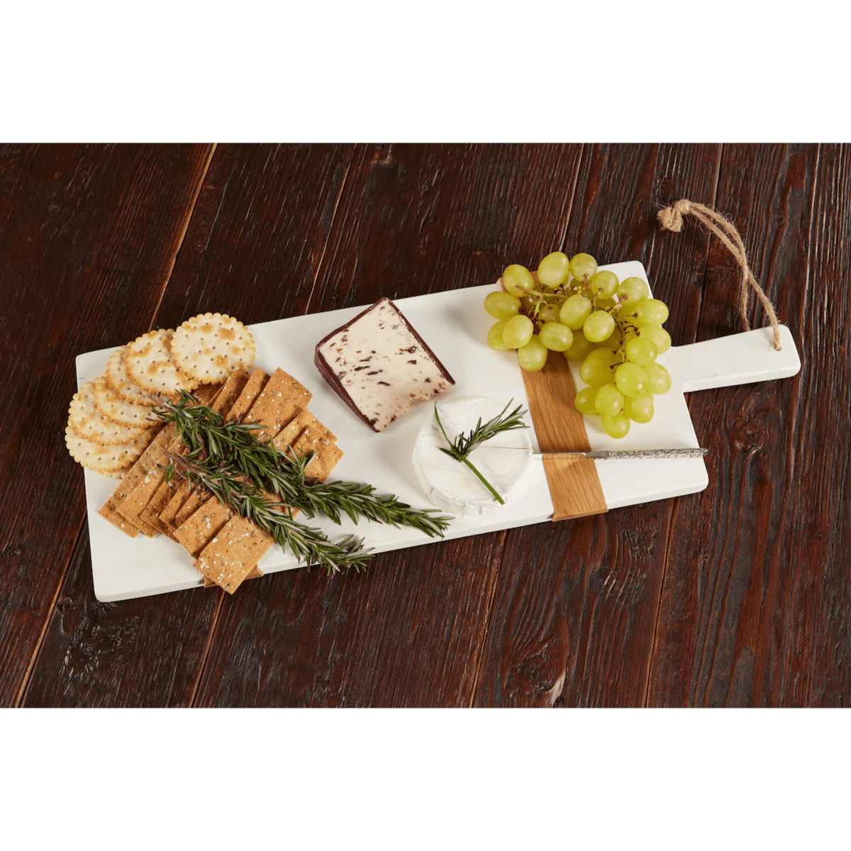 White Small Rectangle Charcuterie Board