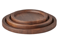 Heritage Round Coffee Table Wood Tray