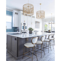 Cabana Chandelier Brass - Chandelier Detail | Bone & Brass