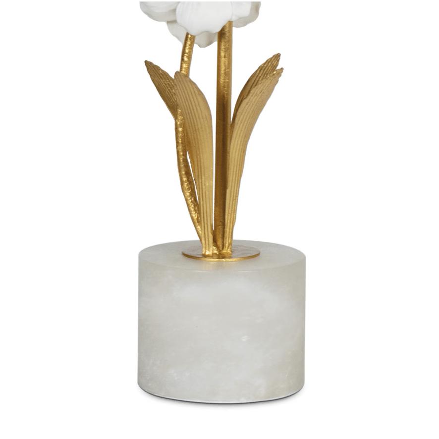 Thylane Orchid Buffet Lamp - Lamp Shade Detail | Bone & Brass